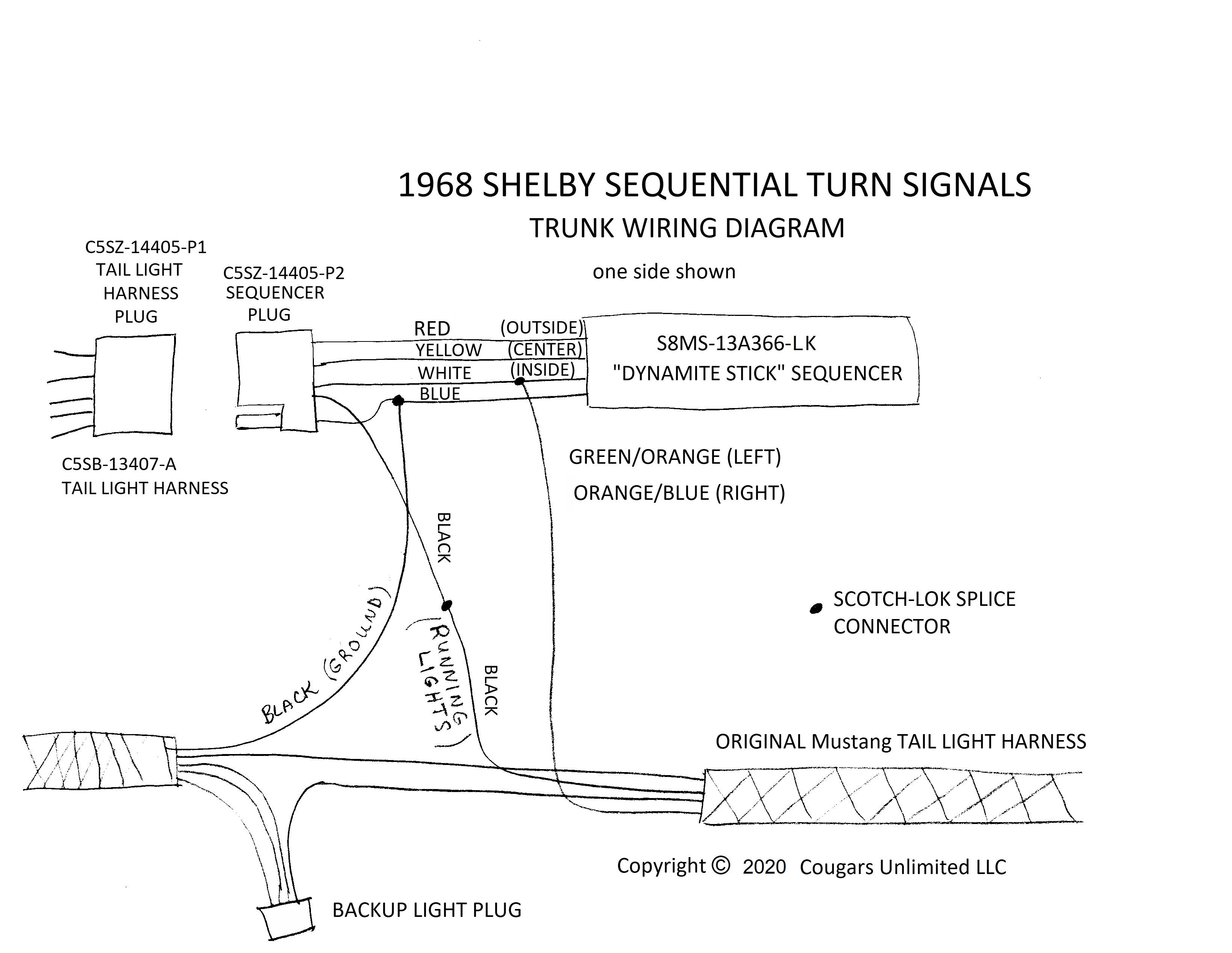 1969 Cougar Turn Signal Wiring Diagram | Wiring Library